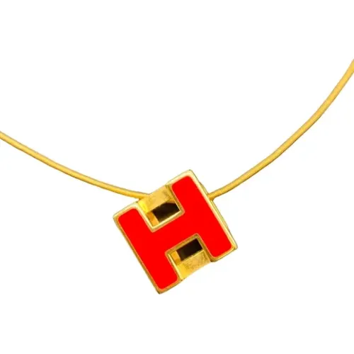 Pre-owned Jewellery, female, , Size: ONE SIZE Pre-owned Metal necklaces - Hermès Vintage - Modalova