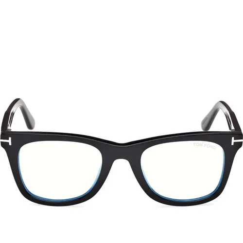 Modische Brille in Schwarz , Herren, Größe: 50 MM - Tom Ford - Modalova