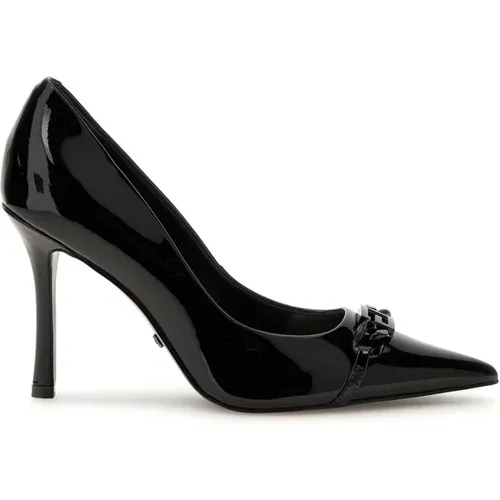 Elegante schwarze High Heels , Damen, Größe: 40 EU - Guess - Modalova