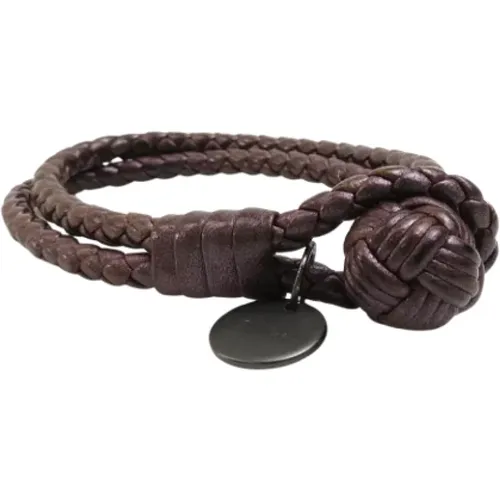 Pre-owned Jewellery, female, , Size: ONE SIZE Pre-owned Leather bracelets - Bottega Veneta Vintage - Modalova