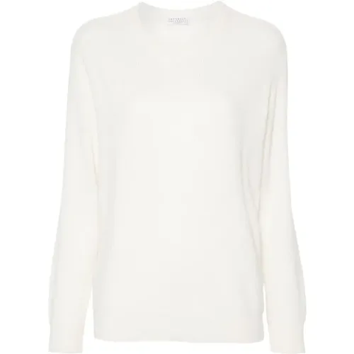 Luxury Cashmere Knitwear Sweatshirt Beige , female, Sizes: XS, S, M - BRUNELLO CUCINELLI - Modalova