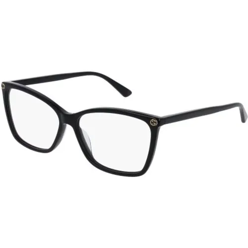 Stylish Gg0025O Eyeglasses in Classic , unisex, Sizes: 56 MM - Gucci - Modalova