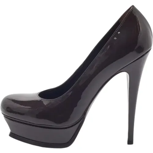 Pre-owned Pumps, female, , Size: 9 1/2 US Pre-owned Leather heels - Yves Saint Laurent Vintage - Modalova