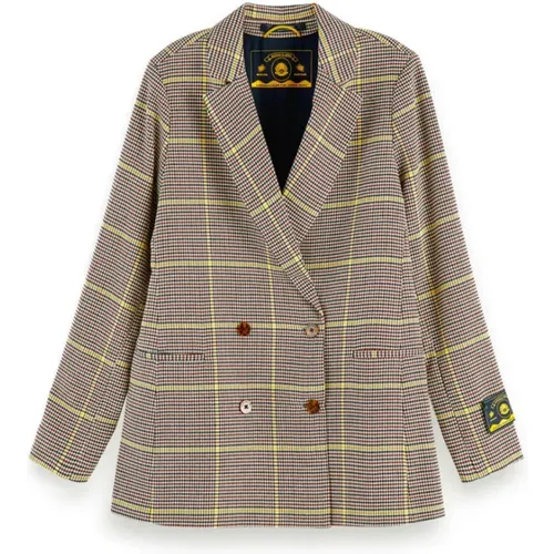 Double-breasted Blazer , female, Sizes: L - Scotch & Soda - Modalova