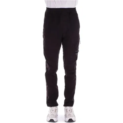 Logo Trousers with Pockets , male, Sizes: XS, S - C.P. Company - Modalova