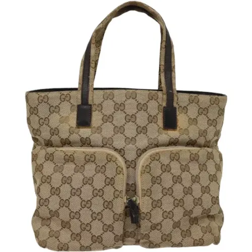 Pre-owned Canvas gucci-bags , female, Sizes: ONE SIZE - Gucci Vintage - Modalova