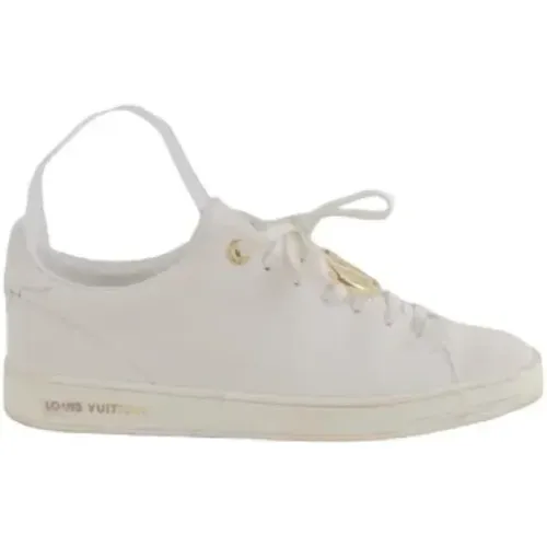 Pre-owned Leather sneakers , female, Sizes: 3 UK - Louis Vuitton Vintage - Modalova