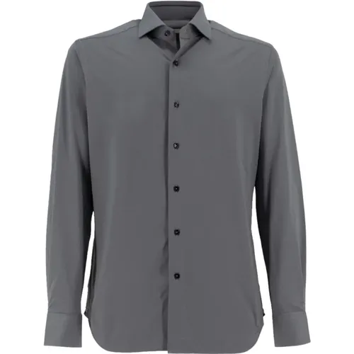 Men`s Clothing Shirts Grey Aw23 , male, Sizes: 5XL, 3XL - Xacus - Modalova