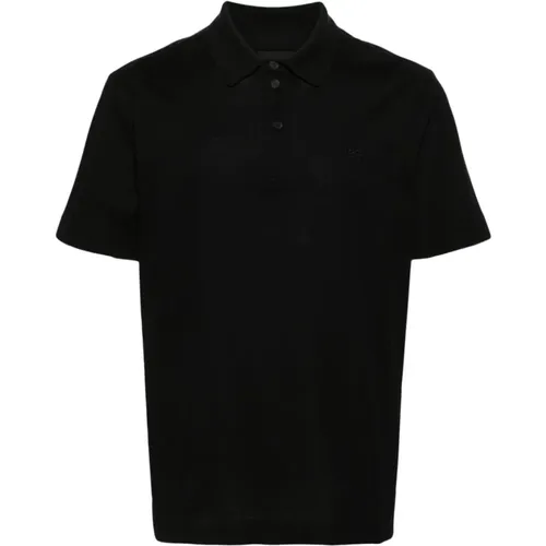 Schwarzes Polo mit Monogrammstickerei , Herren, Größe: S - Givenchy - Modalova