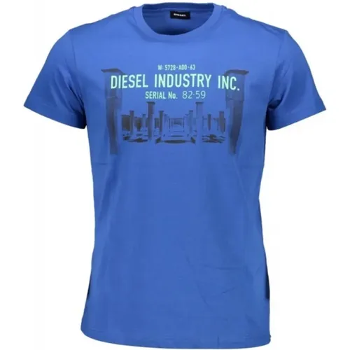 T-Shirts , Herren, Größe: S - Diesel - Modalova