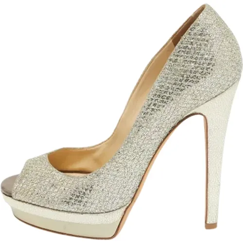 Pre-owned Fabric heels , female, Sizes: 6 UK - Jimmy Choo Pre-owned - Modalova