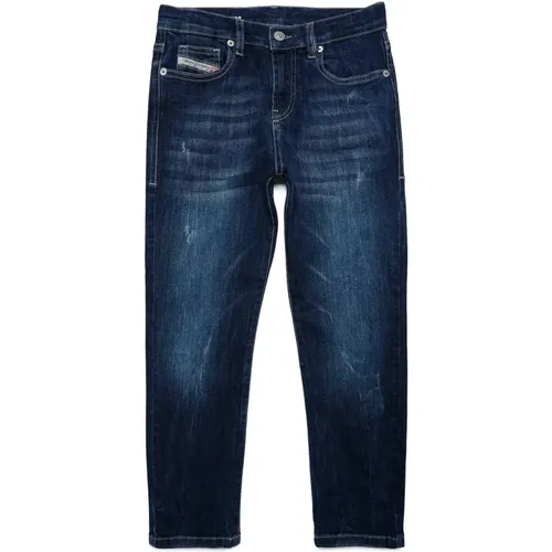 D-Viker Straight Jeans mit Abrieb - Diesel - Modalova