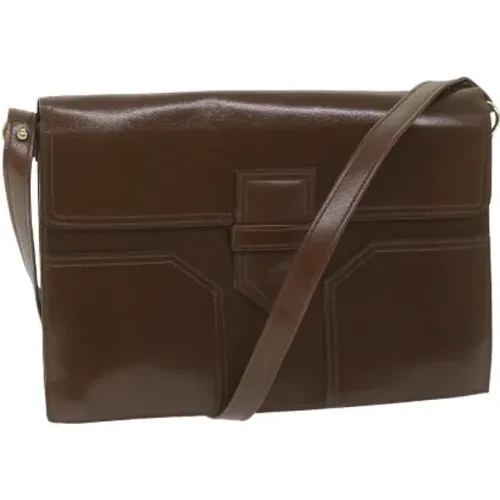 Pre-owned Cross Body Bags, female, , Size: ONE SIZE Pre-owned Leather shoulder-bags - Yves Saint Laurent Vintage - Modalova