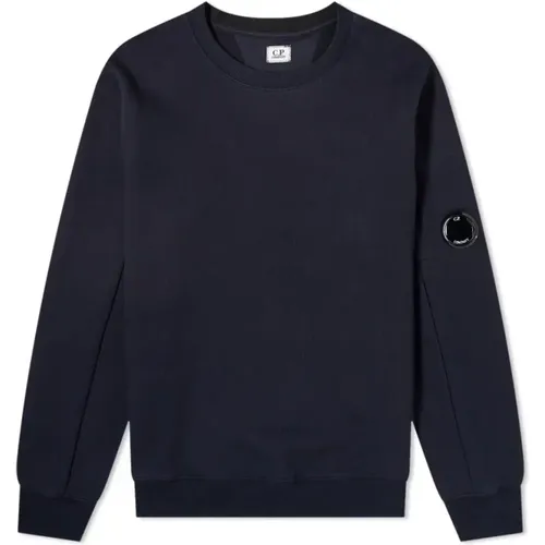 Diagonaler Fleece-Pullover mit Ärmeltasche , Herren, Größe: XL - C.P. Company - Modalova