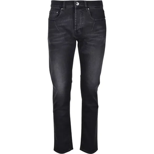 Gray Jeans , male, Sizes: W36 - Les Hommes - Modalova