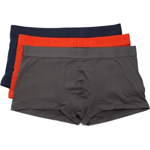 Schwarzes Lyocell Boxershorts-Set , Herren, Größe: M - Calvin Klein - Modalova