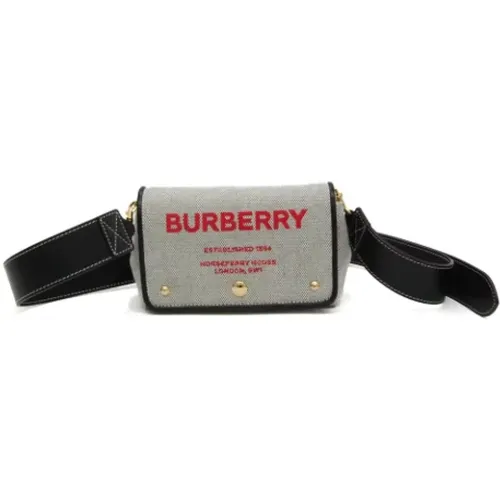 Pre-owned Cross Body Bags, female, , Size: ONE SIZE Pre-owned Canvas shoulder-bags - Burberry Vintage - Modalova