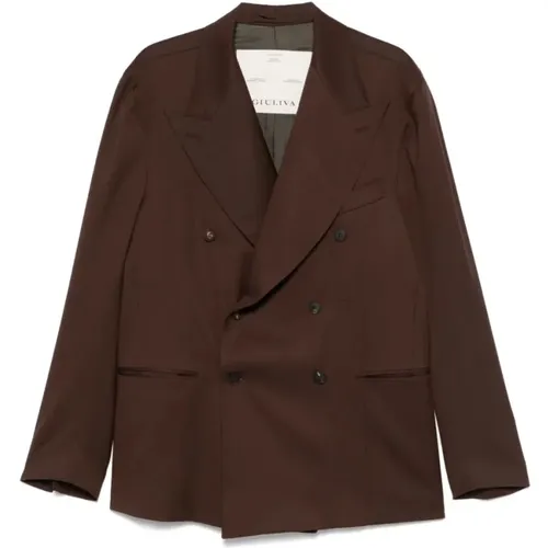 Blazers, male, , Size: XL Elegant Button Blazer - Giuliva Heritage - Modalova