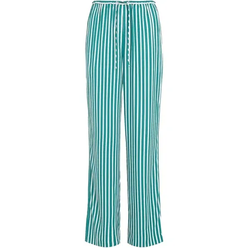 Striped Drawstring Womens Pants , female, Sizes: S/M, M - Tommy Hilfiger - Modalova