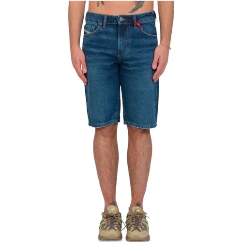 Stylische Blaue Denim Shorts , Herren, Größe: W32 - Diesel - Modalova