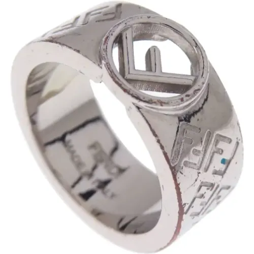 Pre-owned Jewellery, female, , Size: ONE SIZE Pre-owned Metal rings - Fendi Vintage - Modalova