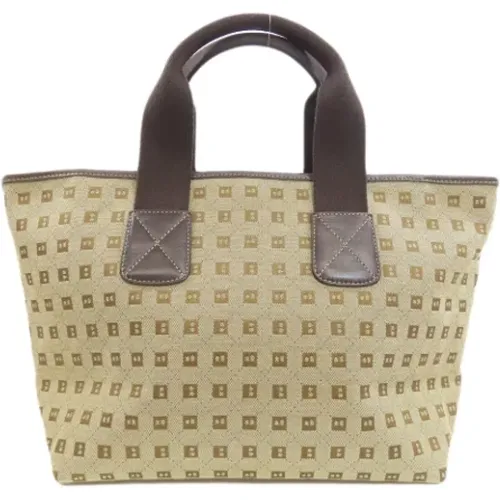 Pre-owned Tote Bags, female, , Size: ONE SIZE Pre-owned Canvas handbags - Bally Pre-owned - Modalova