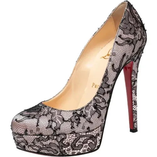 Pre-owned Lace heels , female, Sizes: 2 1/2 UK - Christian Louboutin Pre-owned - Modalova