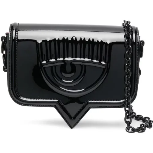 Stilvolle Schwarze Taschen , Damen, Größe: ONE Size - Chiara Ferragni Collection - Modalova