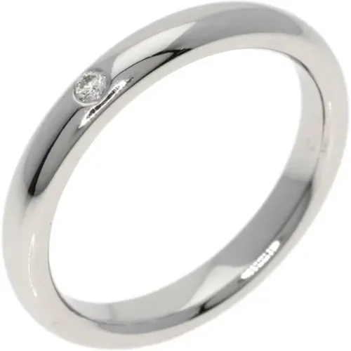 Pre-owned Jewellery, female, , Size: ONE SIZE Pre-owned Platinum rings - Tiffany & Co. Pre-owned - Modalova