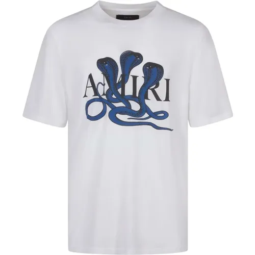 Snake Tee Shirt , male, Sizes: S - Amiri - Modalova
