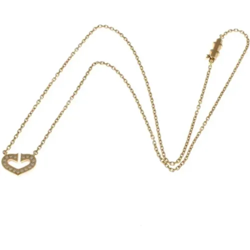 Pre-owned Jewellery, female, , Size: ONE SIZE Pre-owned Rose Gold necklaces - Cartier Vintage - Modalova