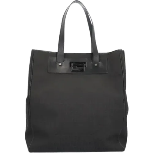 Pre-owned Tote Bags, female, , Size: ONE SIZE Pre-owned Canvas fendi-bags - Fendi Vintage - Modalova