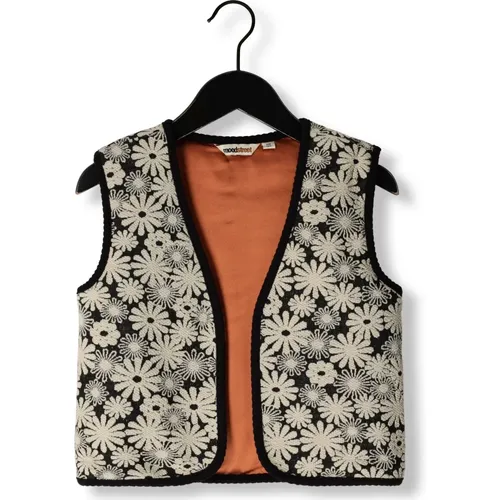 Mädchen Schwarzer Blazer Gilet Vajen - Modström - Modalova