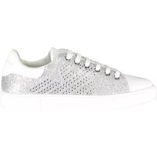 Silver Lure Sports Shoes with Contrasting Details , female, Sizes: 2 UK, 3 UK - Emporio Armani - Modalova