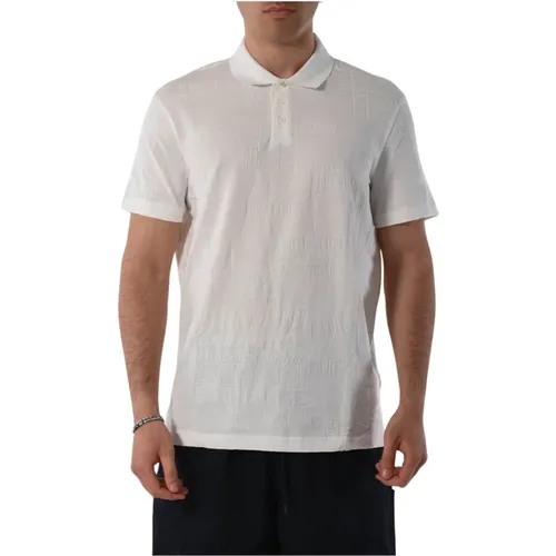 Cotton Polo with Buttoned Collar , male, Sizes: 2XL - Armani Exchange - Modalova