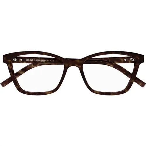 MonogramLarge Eyeglass Frames , female, Sizes: 53 MM - Saint Laurent - Modalova