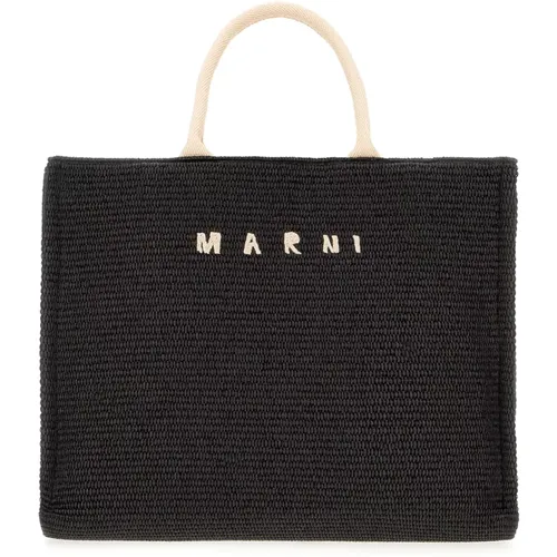 Tote Bags, male, , Size: ONE SIZE Handbags & Messanger Bags - Marni - Modalova