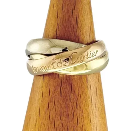 Pre-owned Jewellery, female, , Size: ONE SIZE Pre-owned Gold rings - Cartier Vintage - Modalova