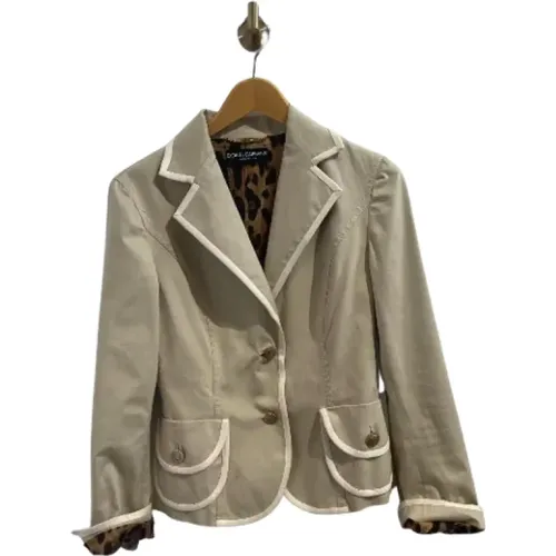 Pre-owned Cotton outerwear , female, Sizes: S - Dolce & Gabbana Pre-owned - Modalova