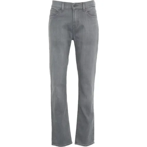 Grey Ss24 Mens Jeans , male, Sizes: W31 - 7 For All Mankind - Modalova