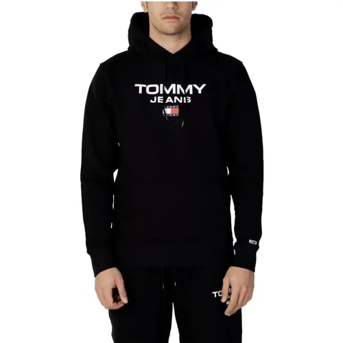 Hoodies, male, , Size: XS Hooded Sweatshirt - Tommy Jeans - Modalova