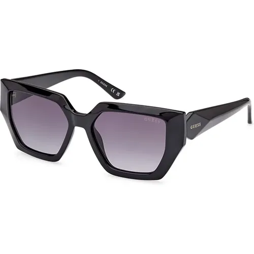 Stylish Sunglasses with Gray Lens , female, Sizes: 53 MM - Guess - Modalova