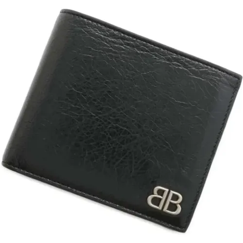 Pre-owned Wallets, male, , Size: ONE SIZE Pre-owned Leather wallets - Balenciaga Vintage - Modalova