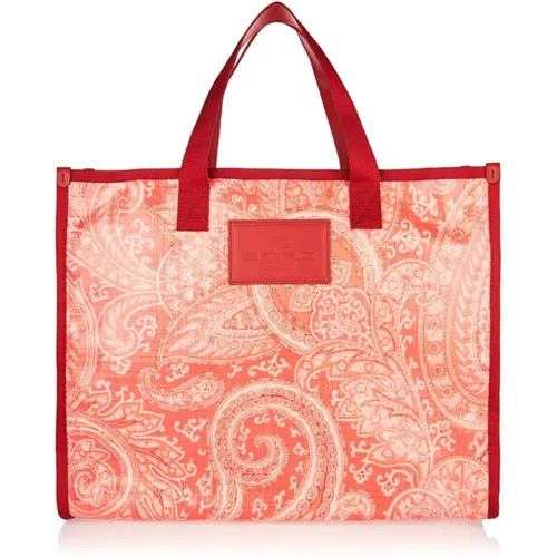 Paisley Print Tote Bag , female, Sizes: ONE SIZE - ETRO - Modalova