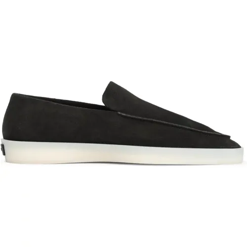 Loafers, male, , Size: 9 US Suede Leather Loafers - Fear Of God - Modalova