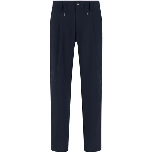 Slim-fit Trousers, male, , Size: M Drawstring Wool Trousers - Herno - Modalova