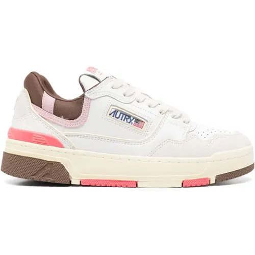 Pink CLC Low Sneakers , female, Sizes: 3 UK, 5 UK, 4 UK, 7 UK - Autry - Modalova
