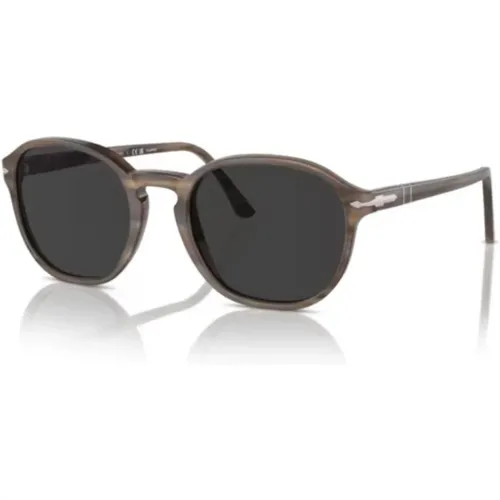 Sunglasses, unisex, , Size: ONE SIZE Classic Sunglasses with Black Frame - Persol - Modalova