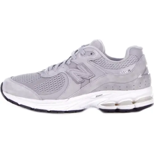 Sneakers, male, , Size: 7 US Grey Logo Sneakers Suede Rubber Sole - New Balance - Modalova