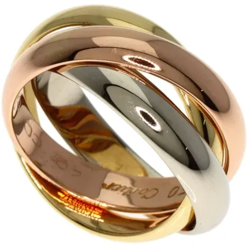 Pre-owned Jewellery, female, , Size: ONE SIZE Pre-owned Rose Gold rings - Cartier Vintage - Modalova